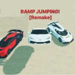 Ramp Jumping on a Sport Cars! Roblox Game