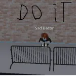 talk to the lost bacon Roblox Game