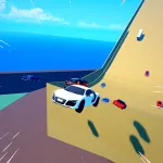 Ramp Jumping - On Sports Cars Roblox Game