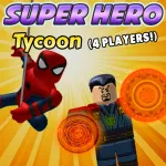 4 Player Superhero Tycoon Roblox Game