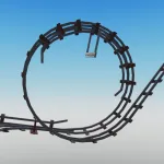 cart ride around nothing Roblox Game