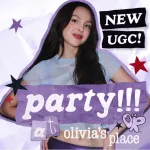 PARTY!!! at Olivias Place Roblox Game