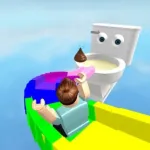 Rainbow Slide Parkour Obby Oby Obey Roblox Game