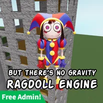 Ragdoll Engine but there's no gravity Roblox Game