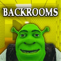 Shrek in The Backrooms Roblox Game