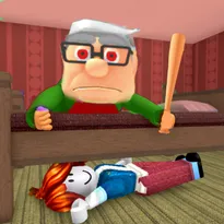 TEAM GRANDPA ESCAPE! (TEAMWORK OBBY) Roblox Game