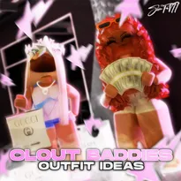 ( NEW MAP) Clout Baddies Outfit Idea Shop Roblox Game