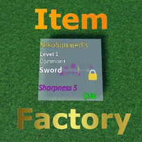 Item Factory Roblox Game