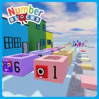 (Gamepasses) Numberblocks slide down 100,000 feet! Roblox Game