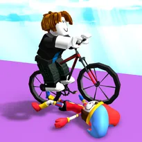 Obby But You're on a Bike Roblox Game