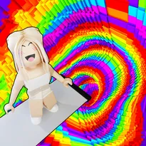 Fall 99999 Rainbow Spiral! Parkour Obby Roblox Game