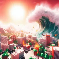 Tsunami Disaster Survival Roblox Game
